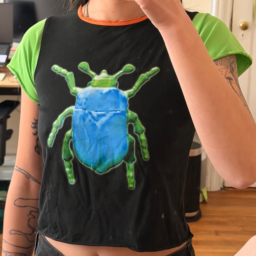 Tyler Mcgillivary Lime Beetle Baby Tee in XS